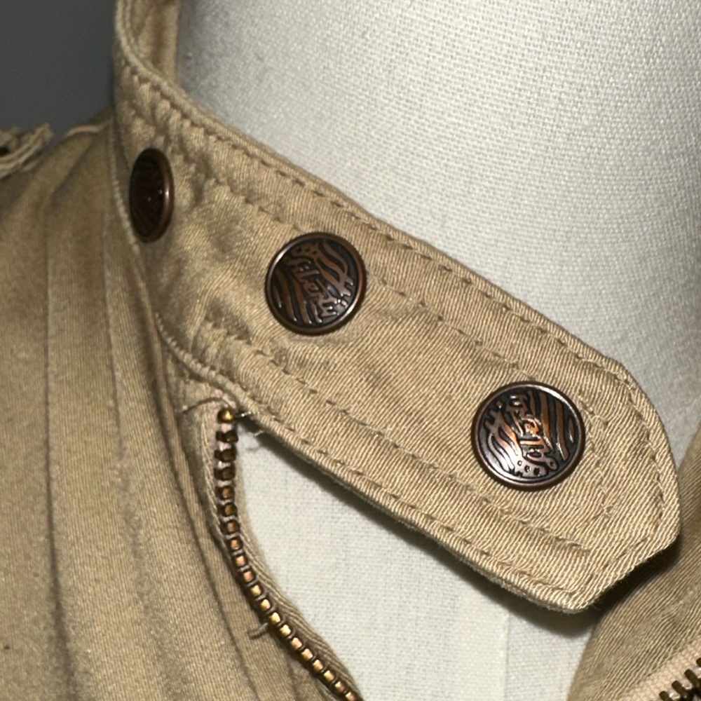 Liberty • Vintage Bomber Jacket • Khaki Size 40 - Picture 3 of 8